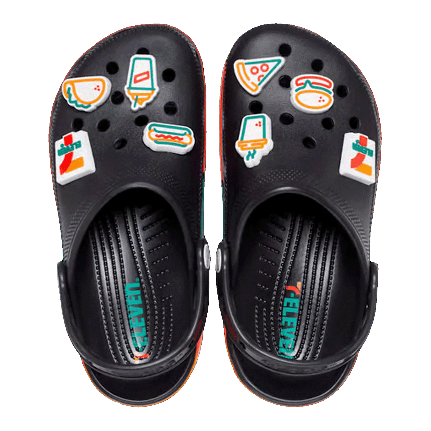 Crocs Classic Clog 7-Eleven Black Oben
