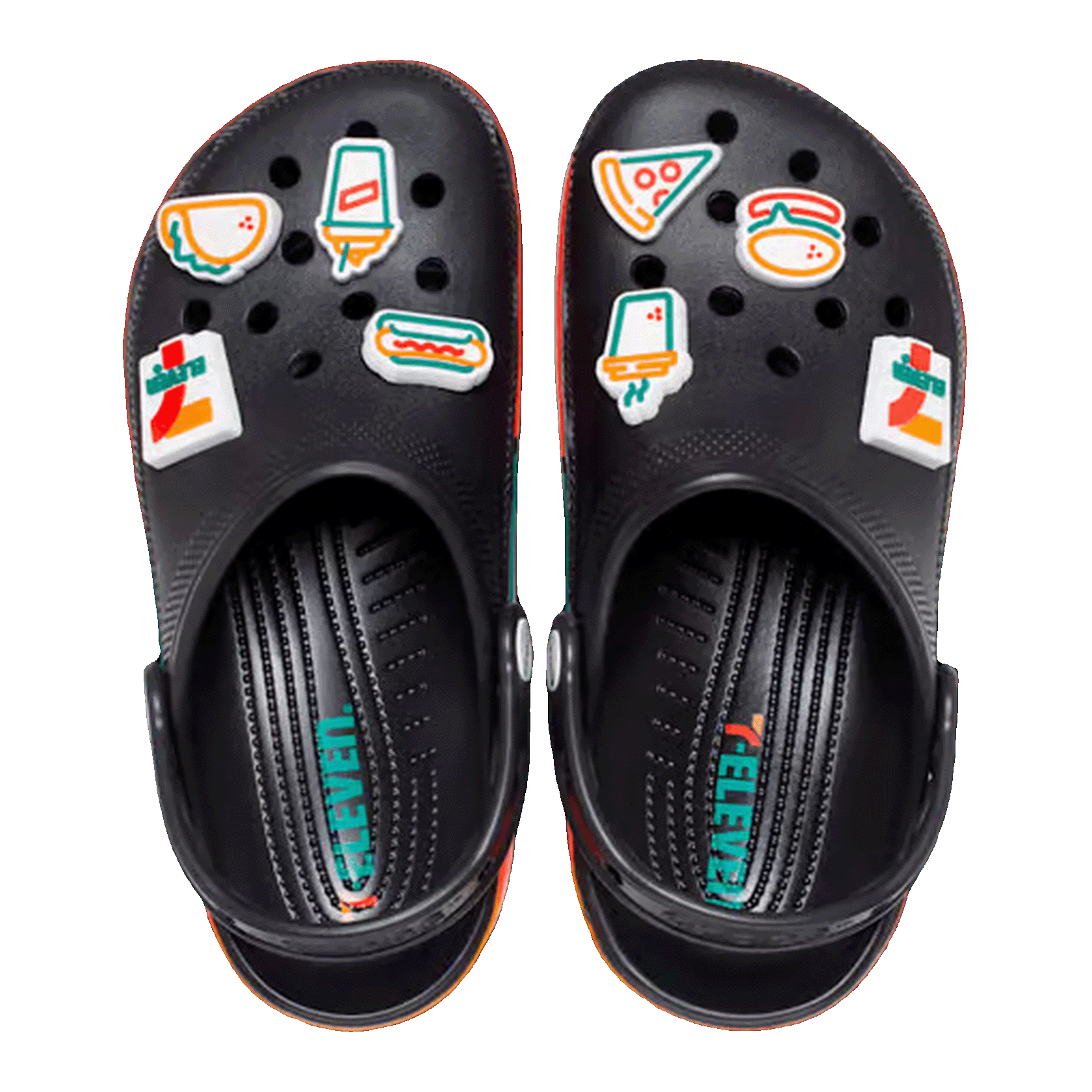 Crocs Classic Clog 7-Eleven Black Oben