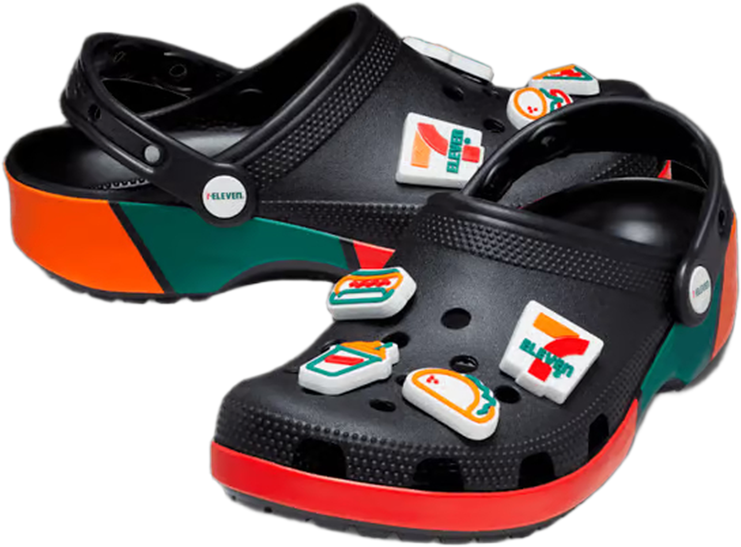 Crocs Classic Clog 7-Eleven Black Side