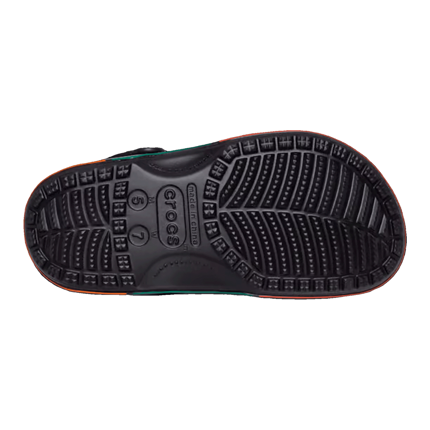 Crocs Classic Clog 7-Eleven Black Sohle