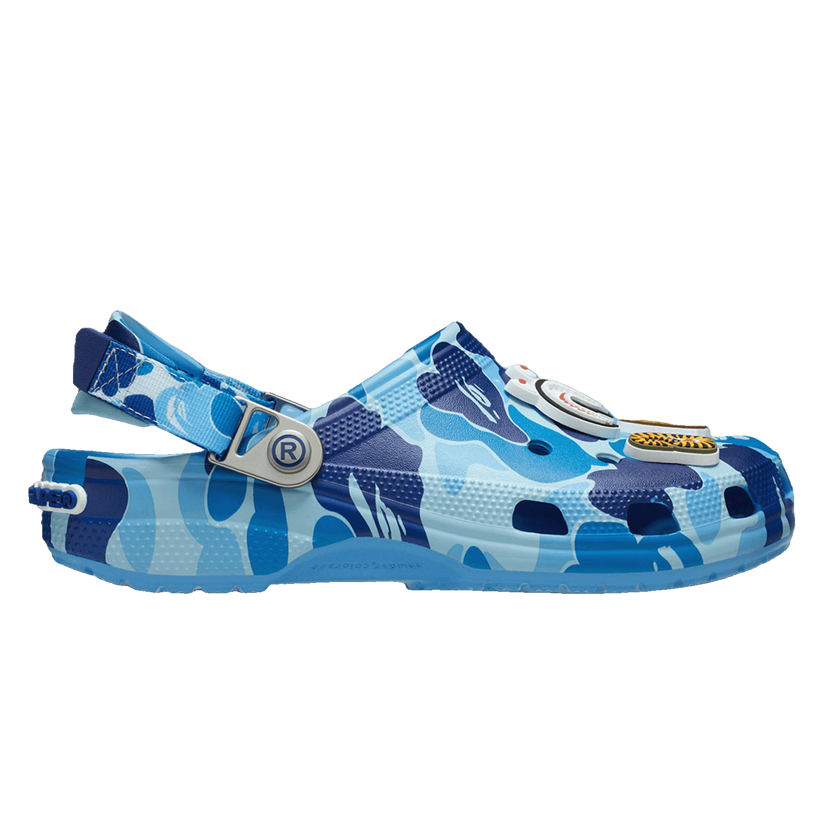 Crocs Classic Clog A Bathing Ape ABC Camo Blue