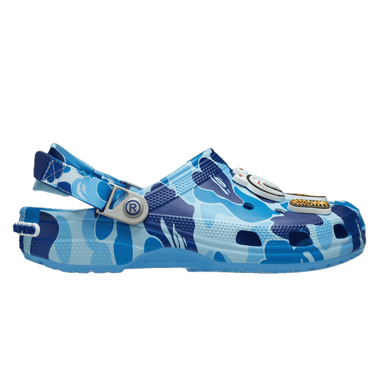 Crocs Classic Clog A Bathing Ape ABC Camo Blue