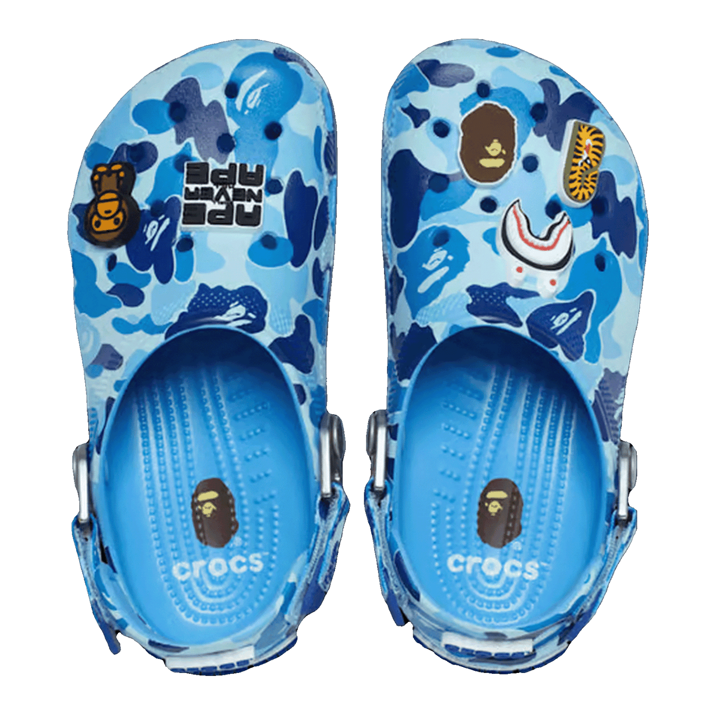 Crocs Classic Clog A Bathing Ape ABC Camo Blue (Kids) Oben