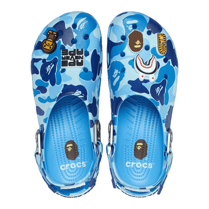 Crocs Classic Clog A Bathing Ape ABC Camo Blue Oben