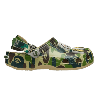 Crocs Classic Clog A Bathing Ape ABC Camo Green