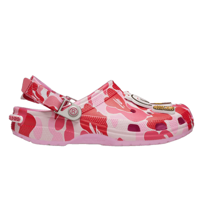 Crocs Classic Clog A Bathing Ape ABC Camo Pink