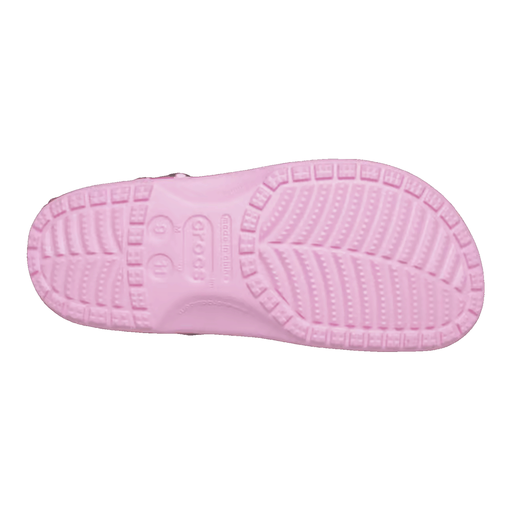 Crocs Classic Clog A Bathing Ape ABC Camo Pink (Kids) Sohle