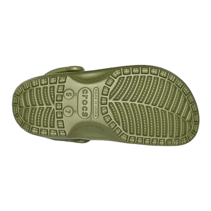 Crocs Classic Clog Army Green Sohle