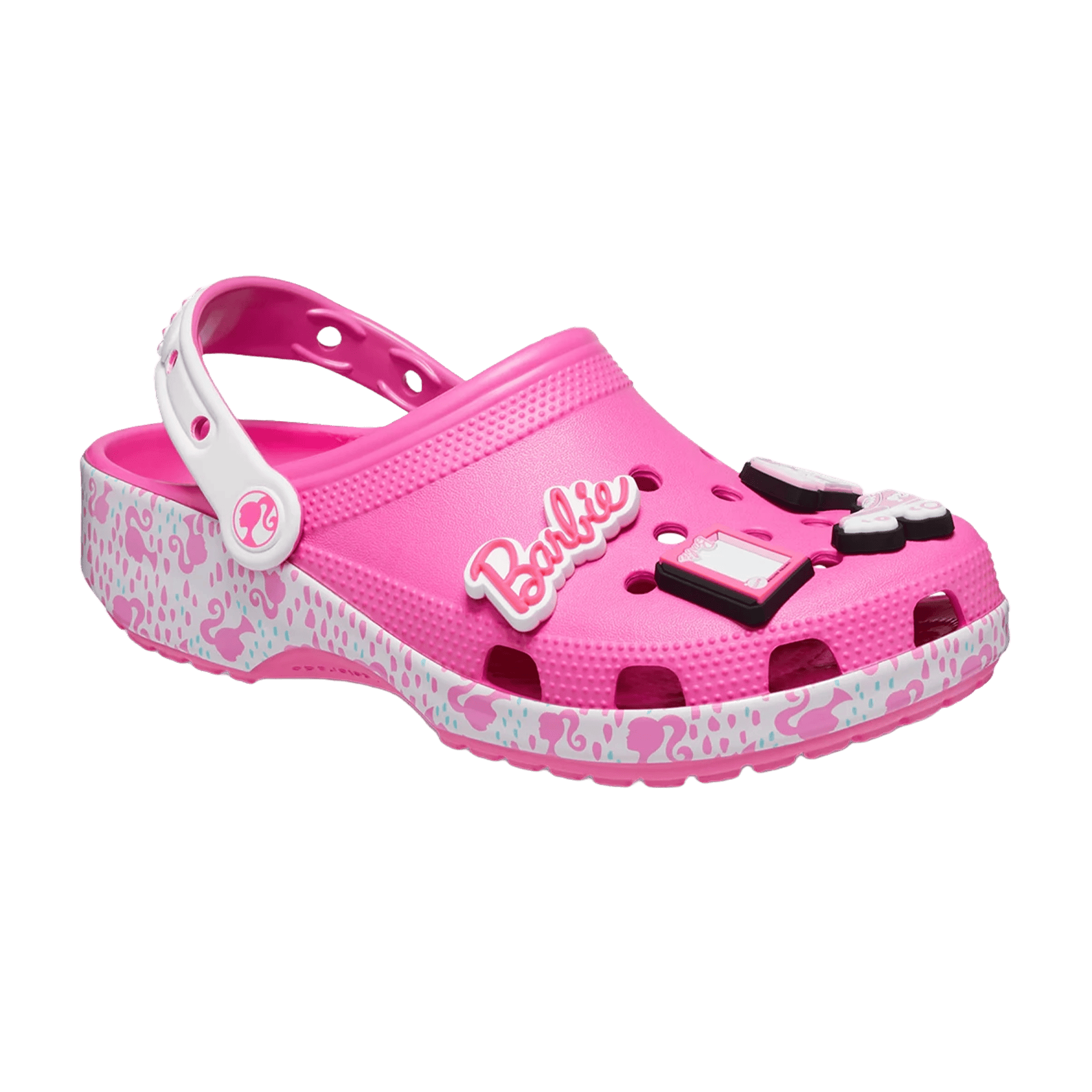 Crocs Classic Clog Barbie Electric Pink Side