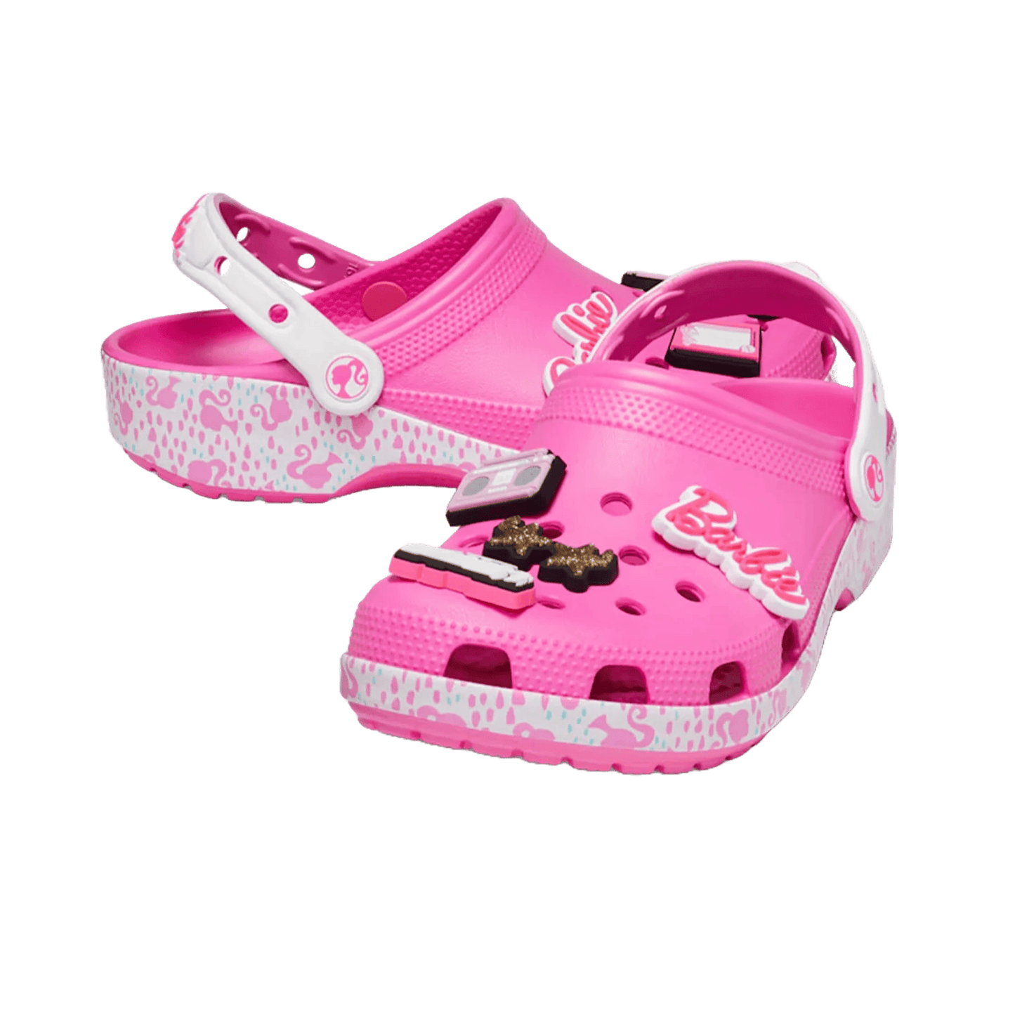 Crocs Classic Clog Barbie Electric Pink Both