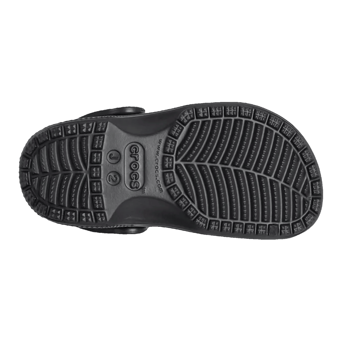 Crocs Classic Clog Black (Kids) Sohle