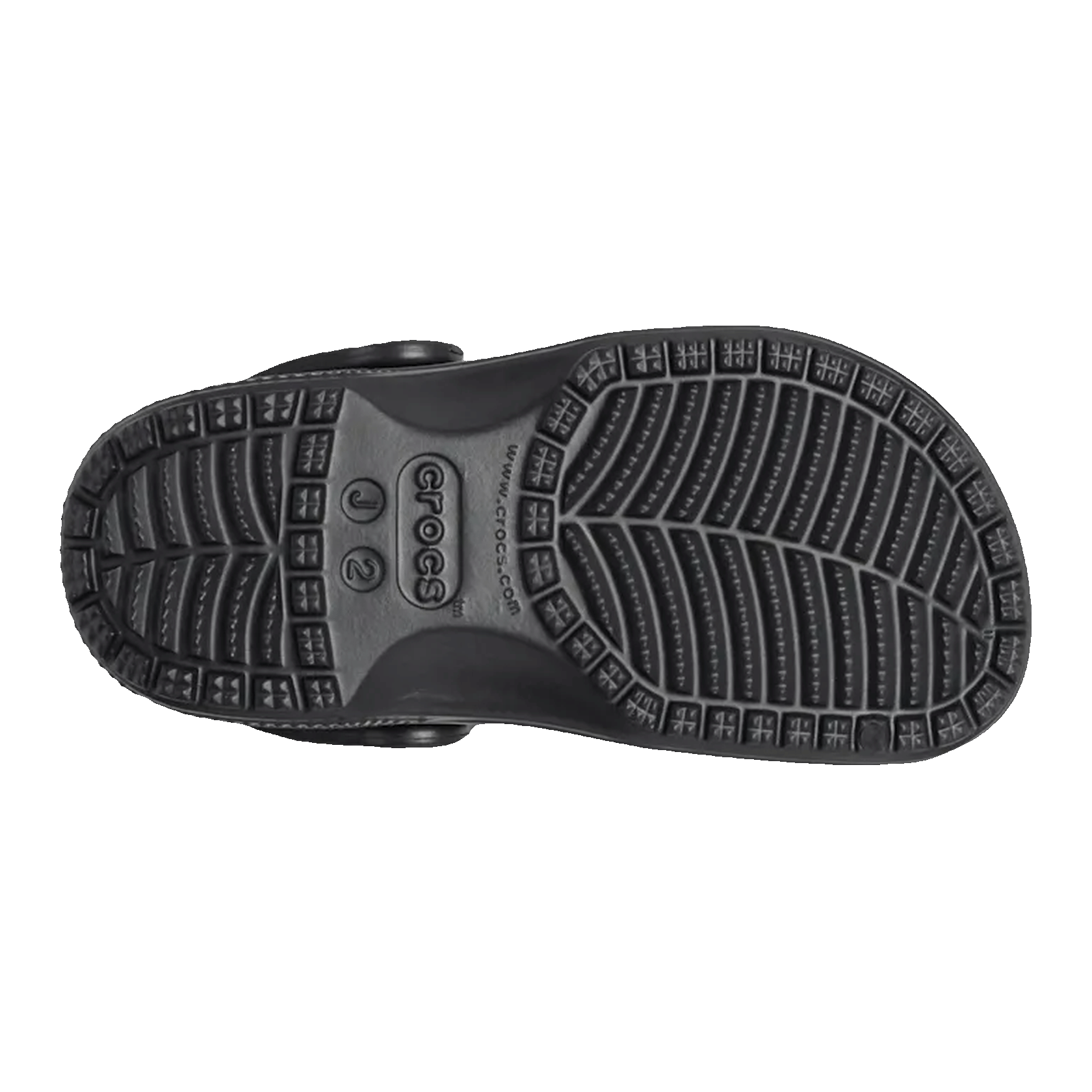 Crocs Classic Clog Black (Kids) Sohle