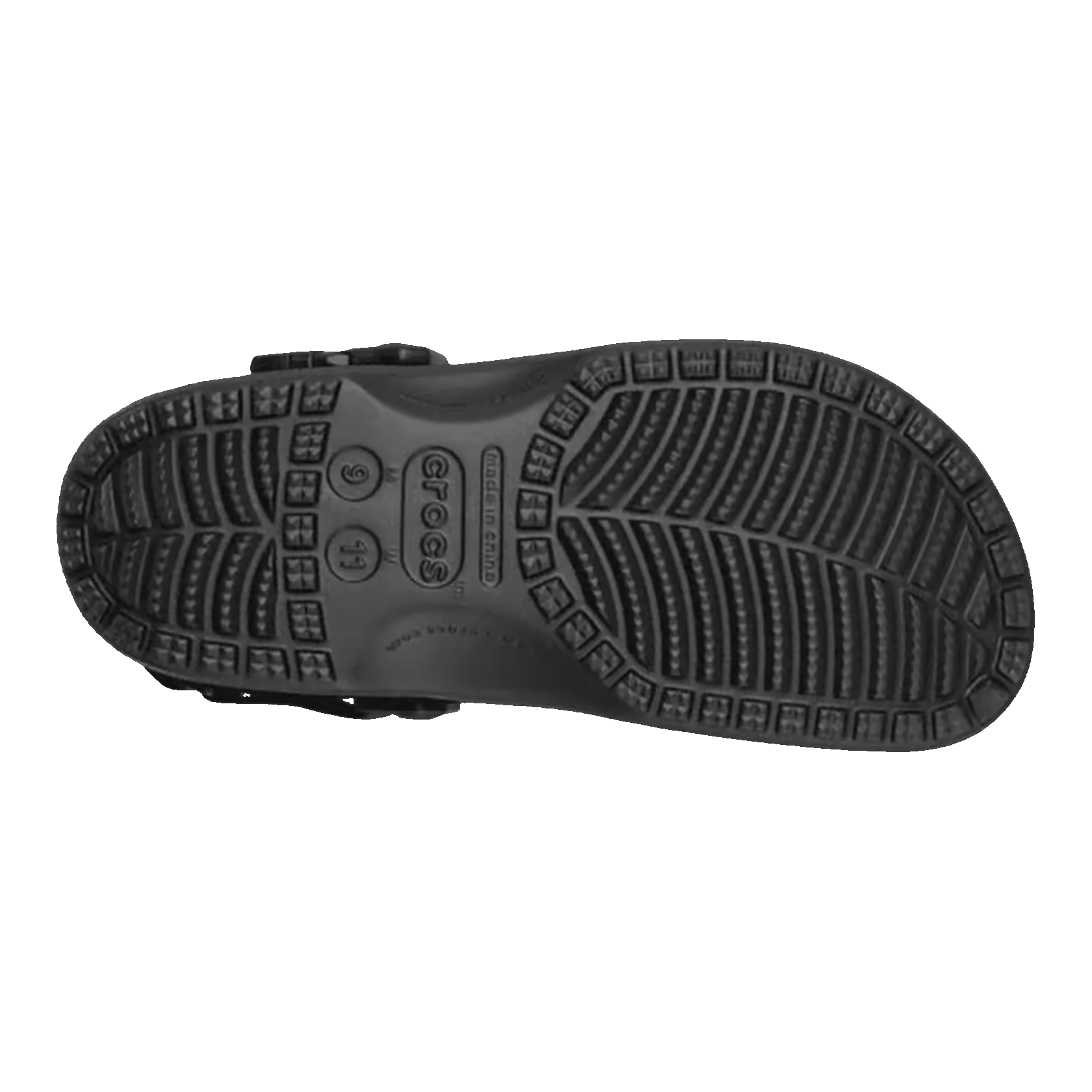 Crocs Classic Clog Butter Black Navy Sohle