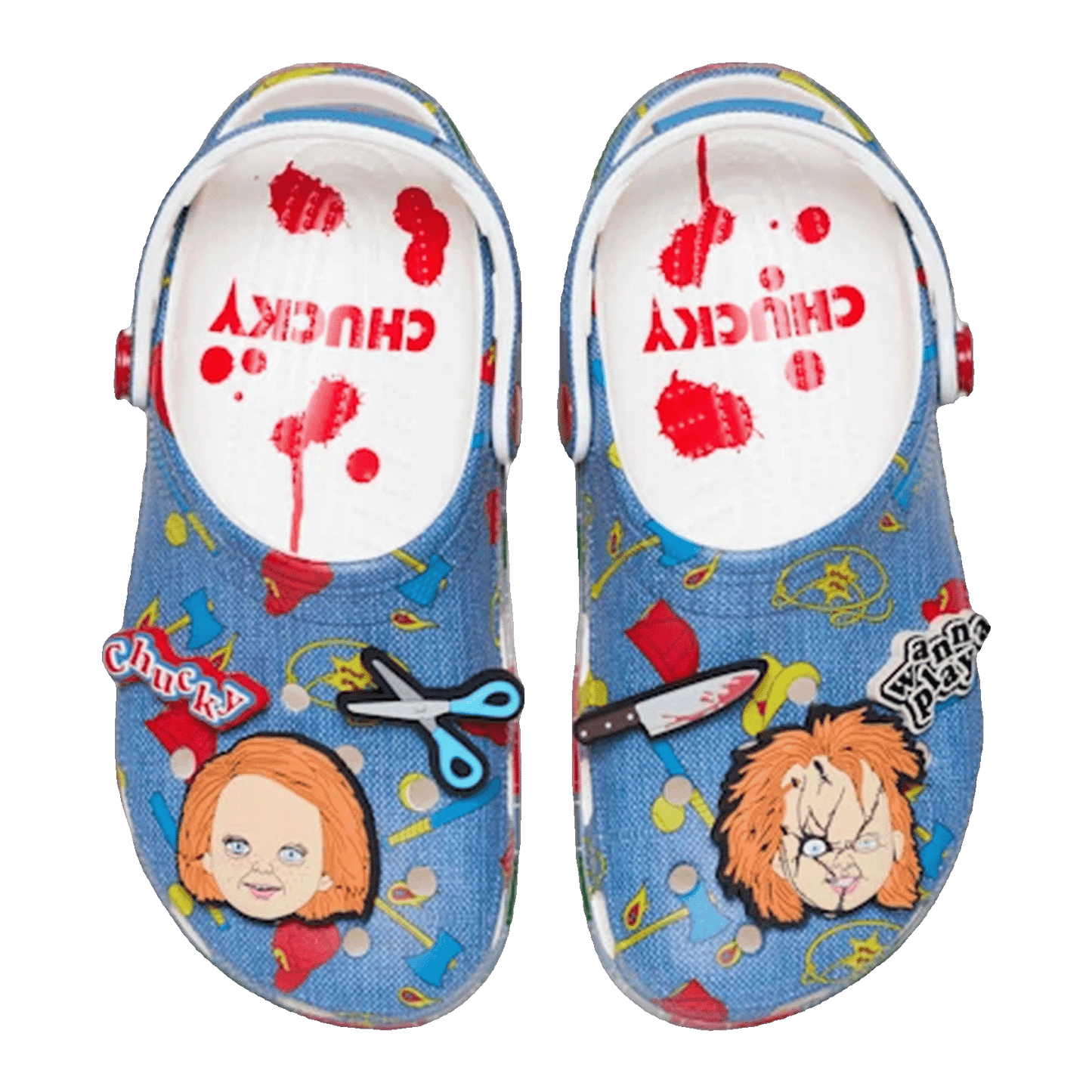 Crocs Classic Clog Child's Play Chucky Oben