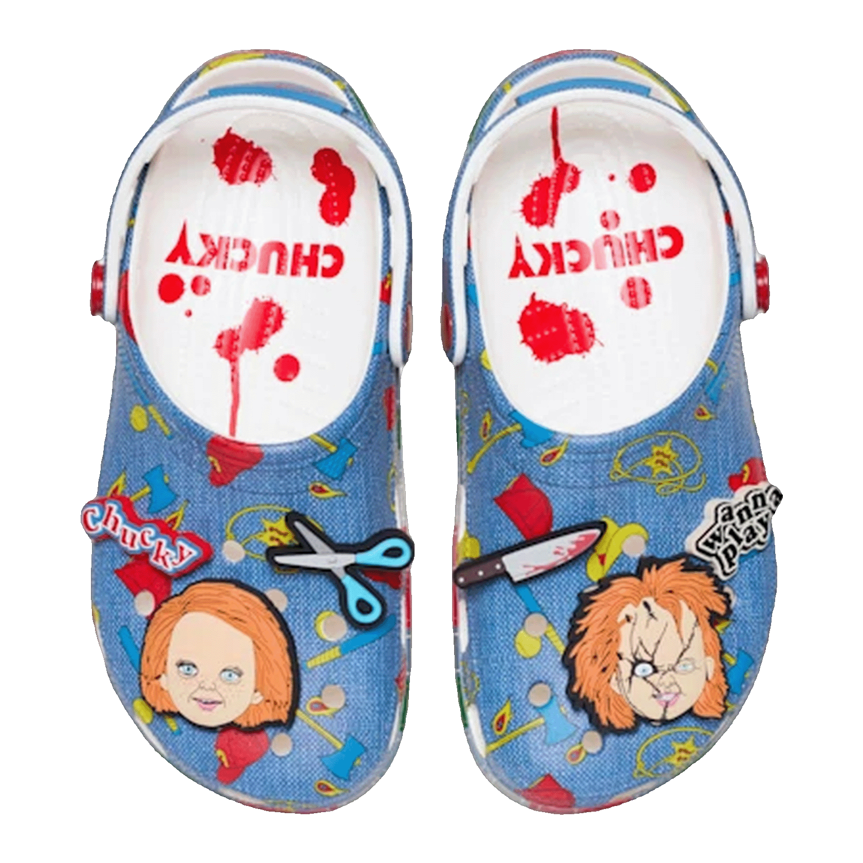 Crocs Classic Clog Child's Play Chucky Oben