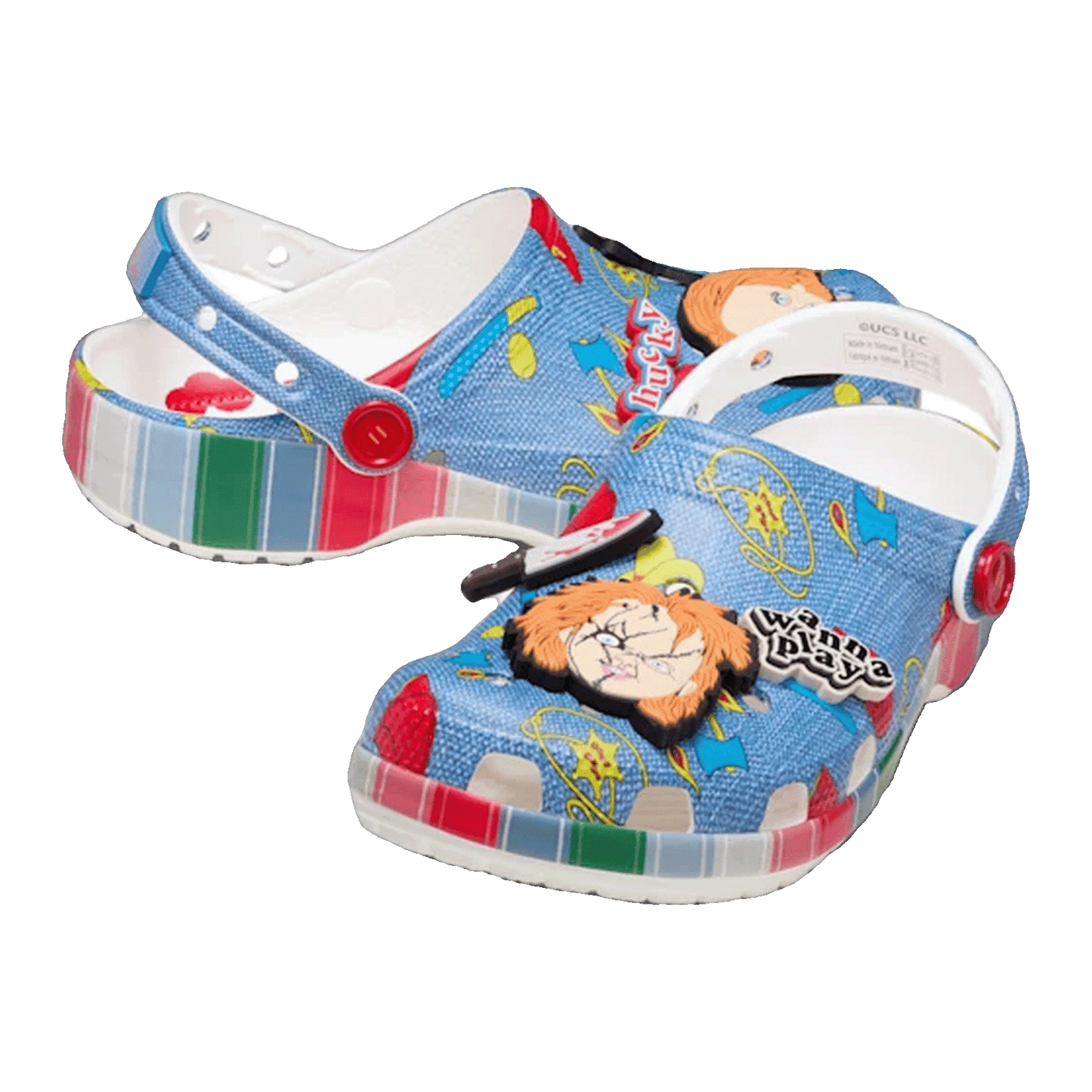 Crocs Classic Clog Child's Play Chucky Side
