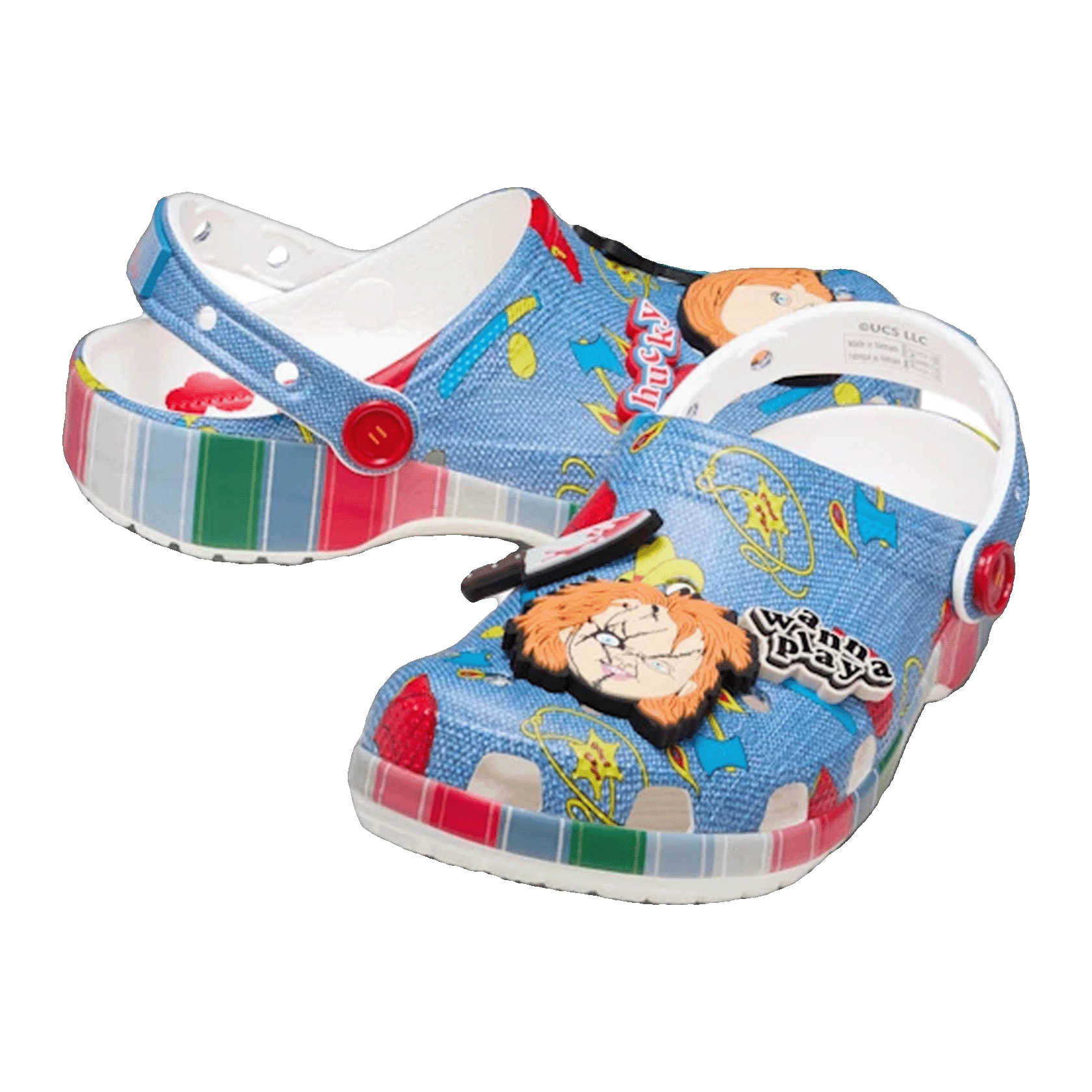 Crocs Classic Clog Child's Play Chucky Side