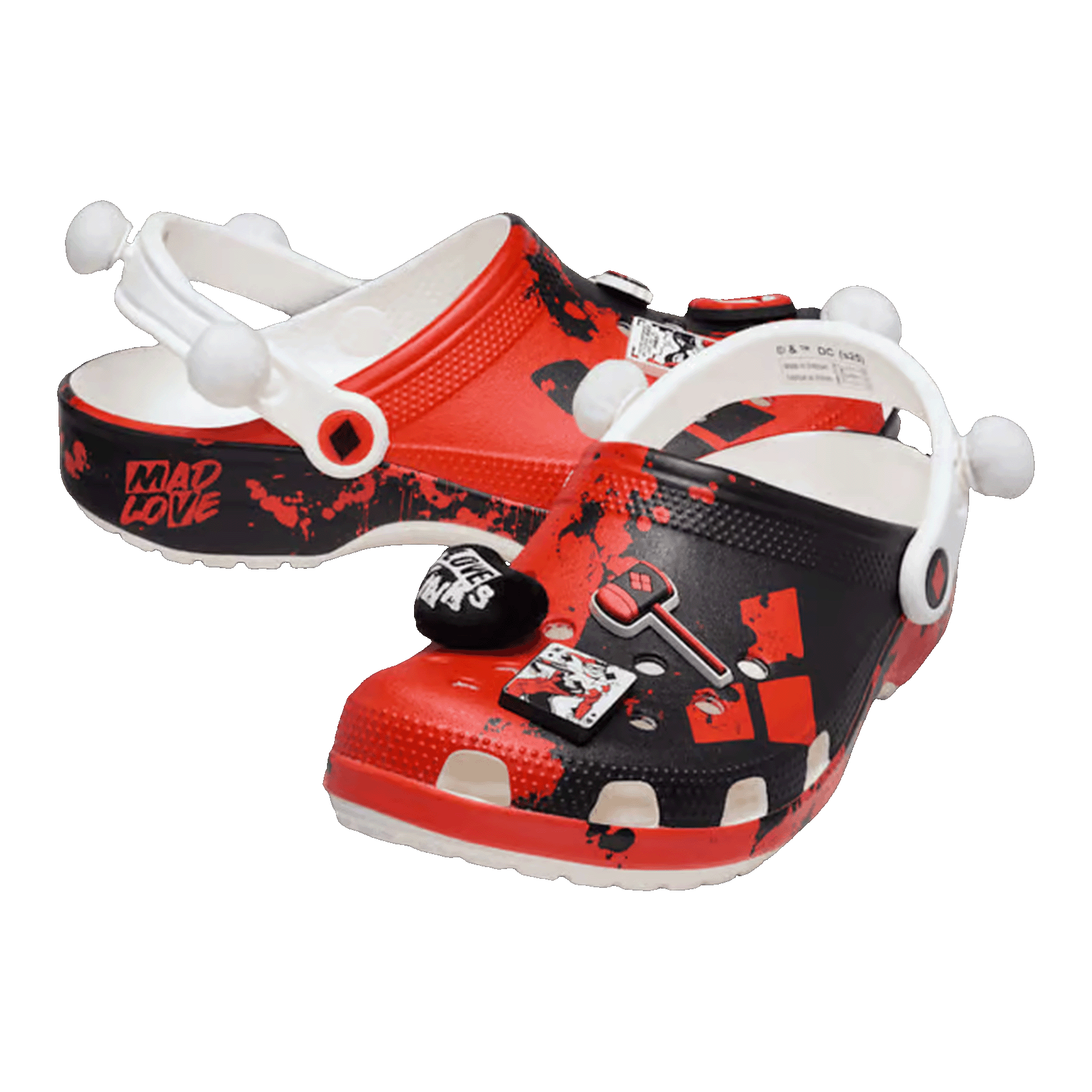 Crocs Classic Clog DC Comics Harley Quinn Side