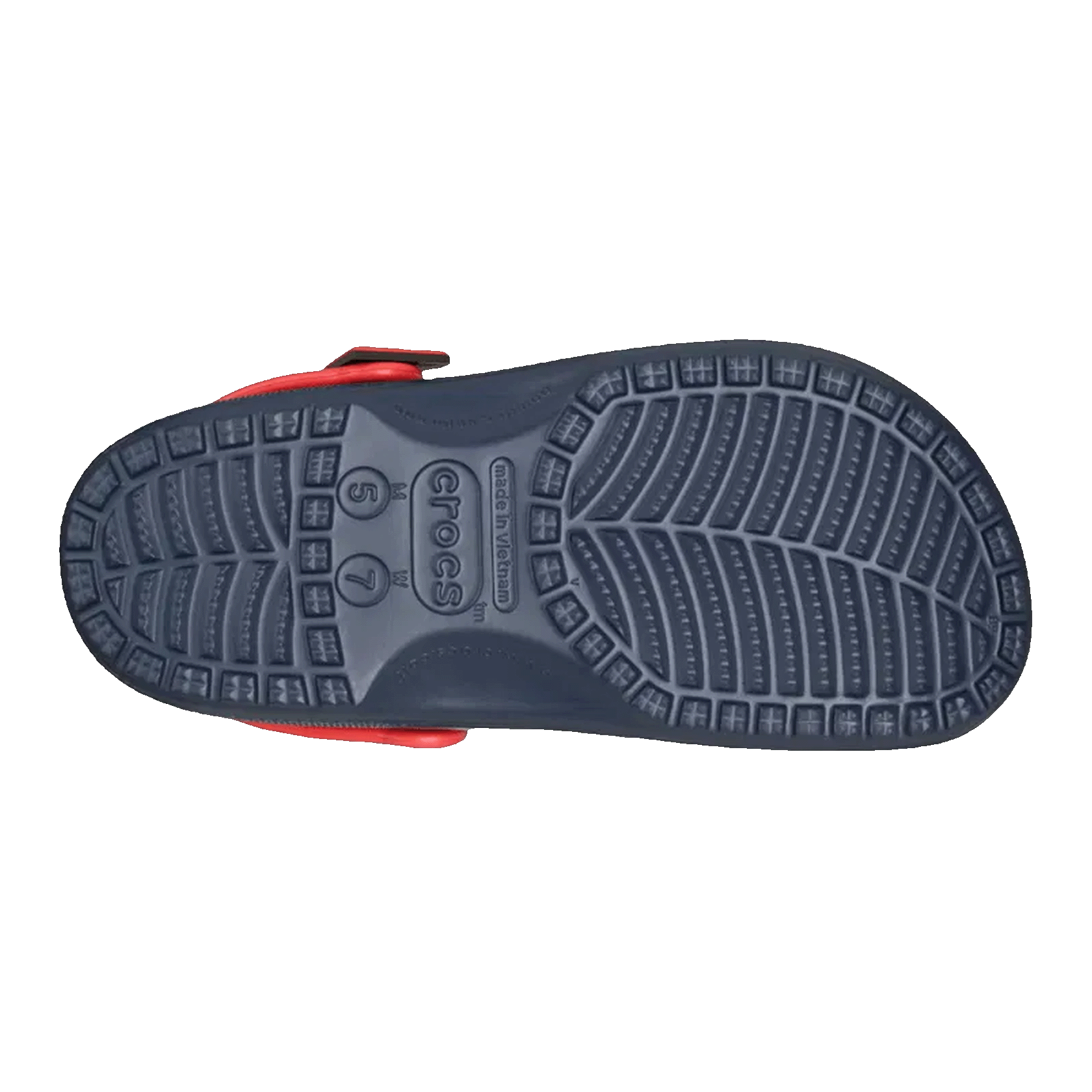 Crocs Classic Clog DC Comics Superman Sohle