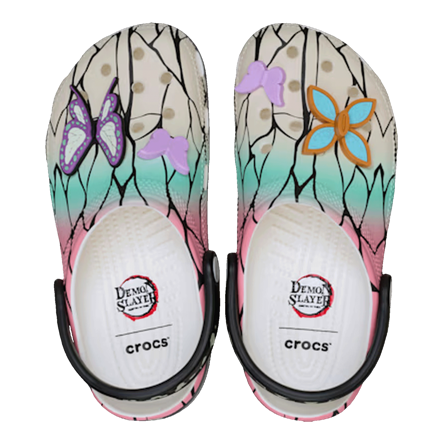 Crocs Classic Clog Demon Slayer Shinobu Kocho Oben