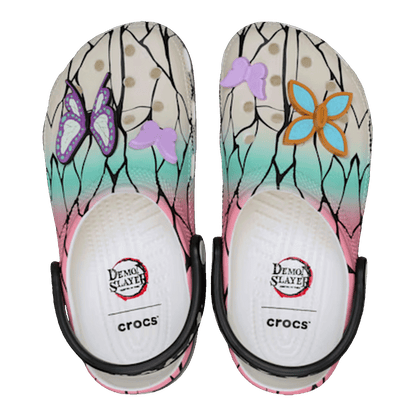 Crocs Classic Clog Demon Slayer Shinobu Kocho Oben
