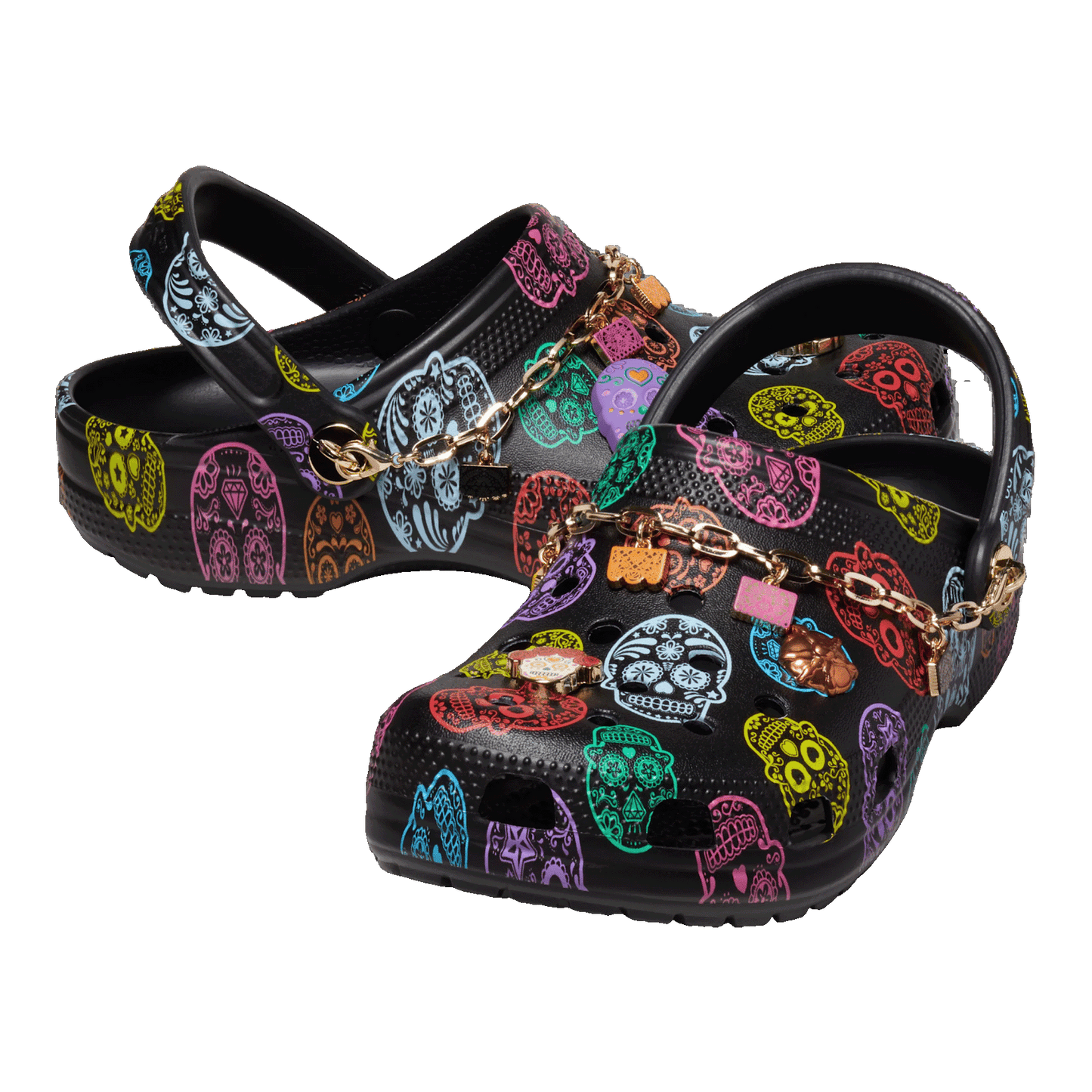 Crocs Classic Clog Día de Muertos Side
