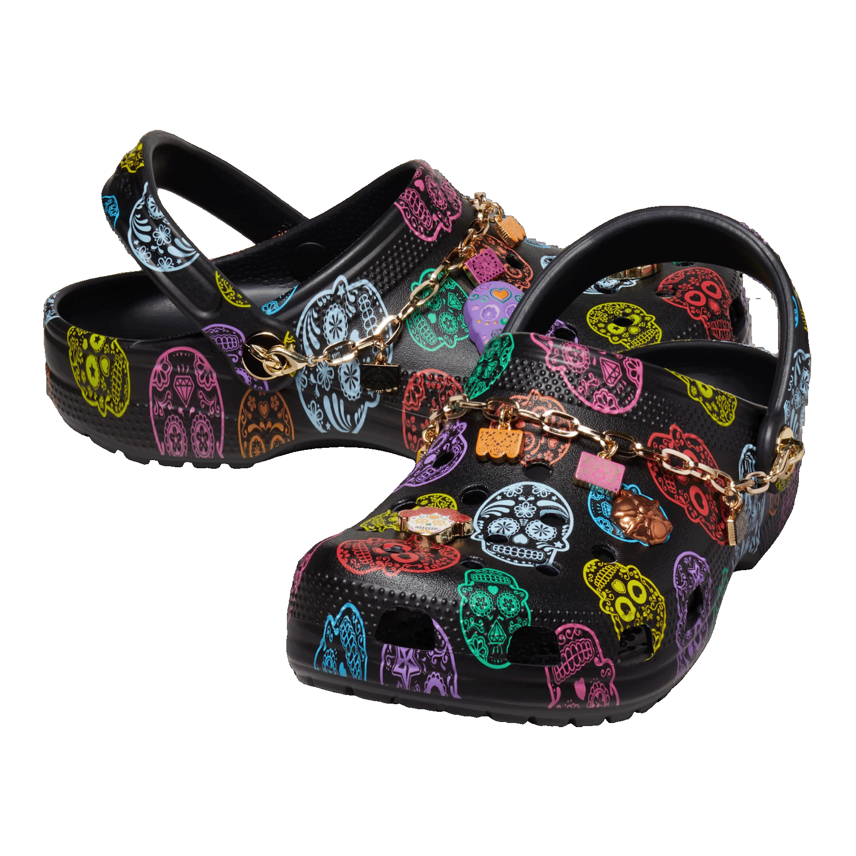 Crocs Classic Clog Día de Muertos Side