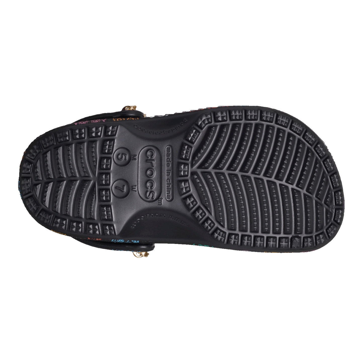 Crocs Classic Clog Día de Muertos Sohle