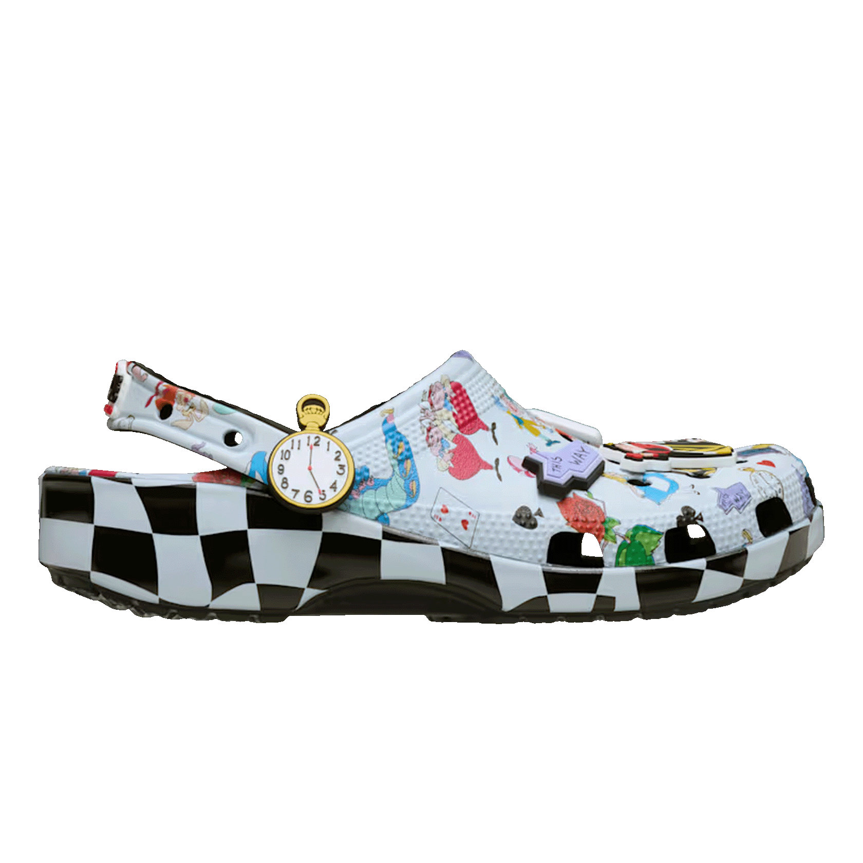 Crocs Classic Clog Disney Alice in Wonderland Print