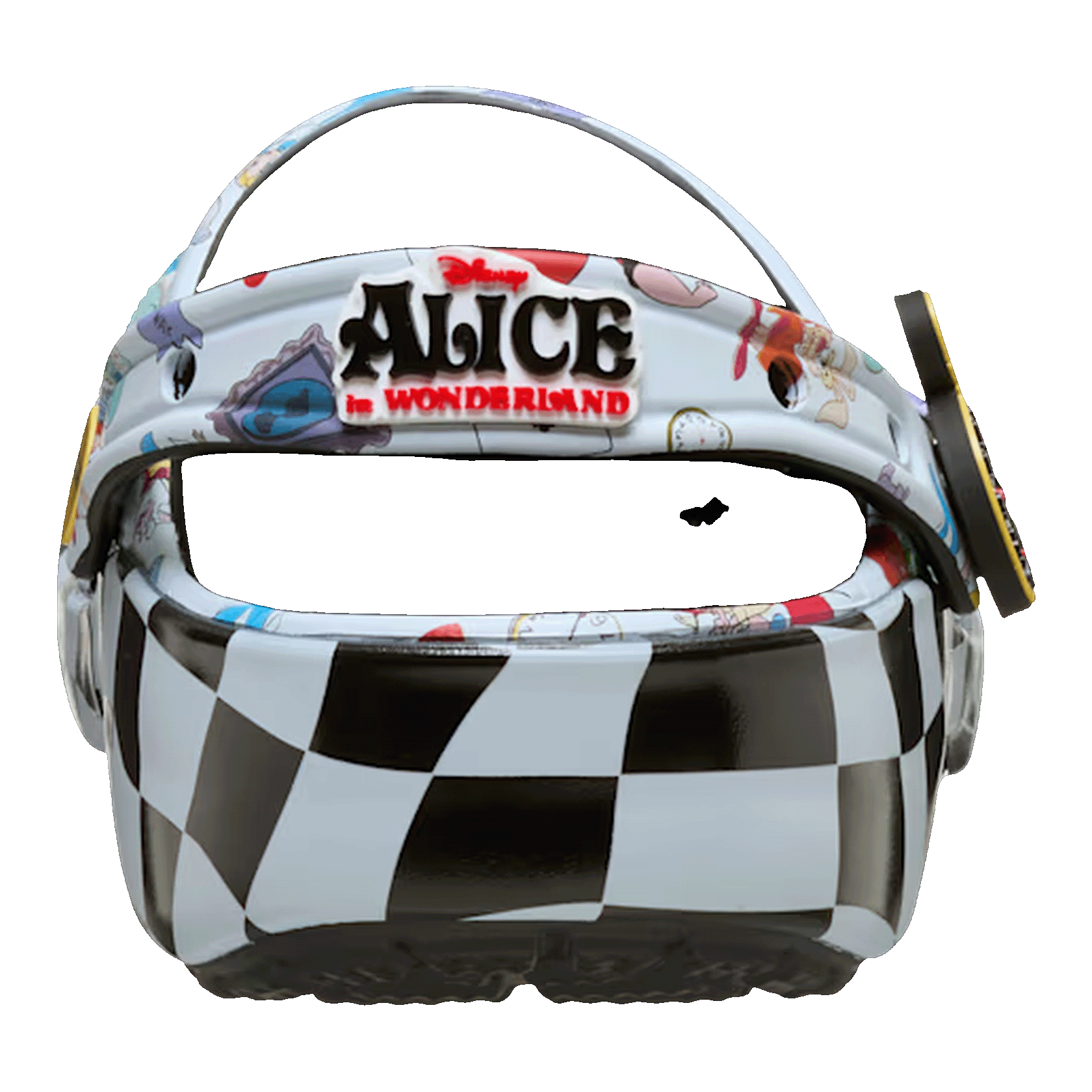 Crocs Classic Clog Disney Alice in Wonderland Print Back