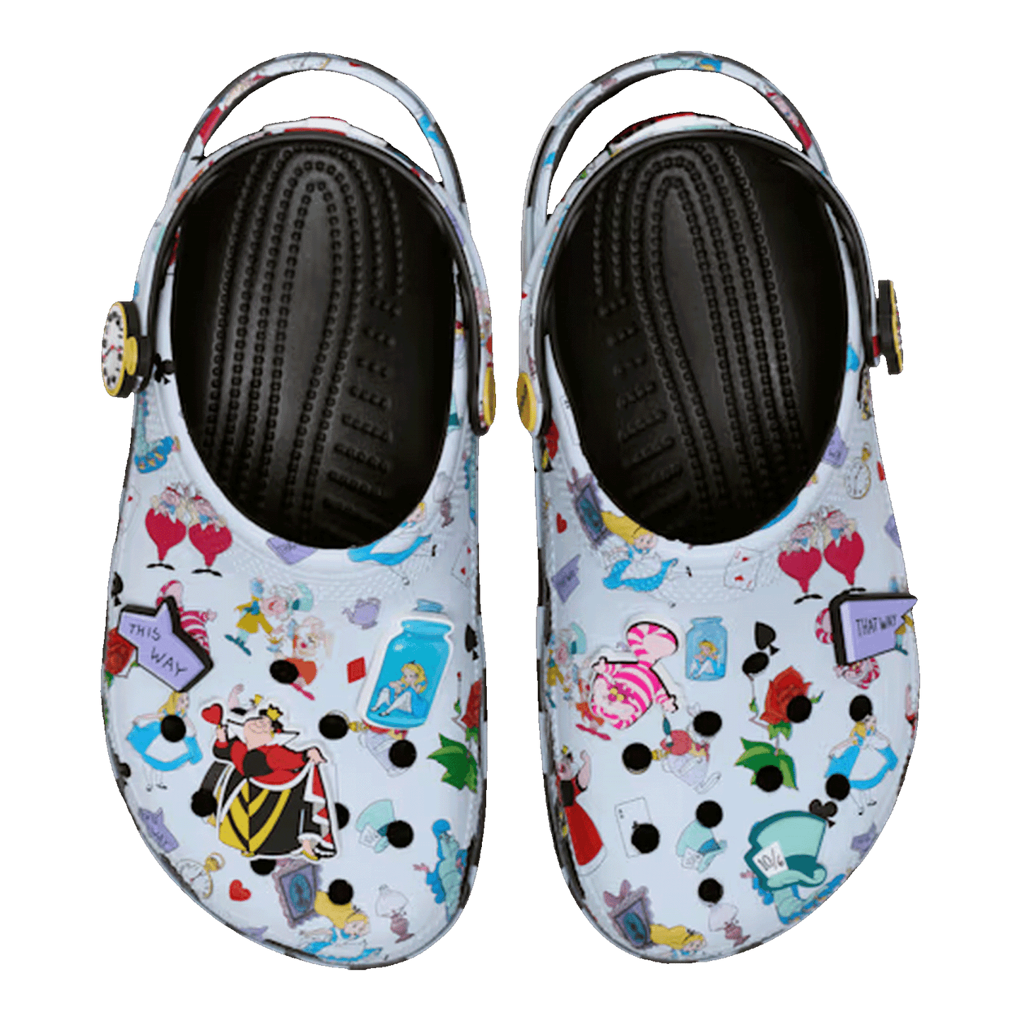 Crocs Classic Clog Disney Alice in Wonderland Print Oben