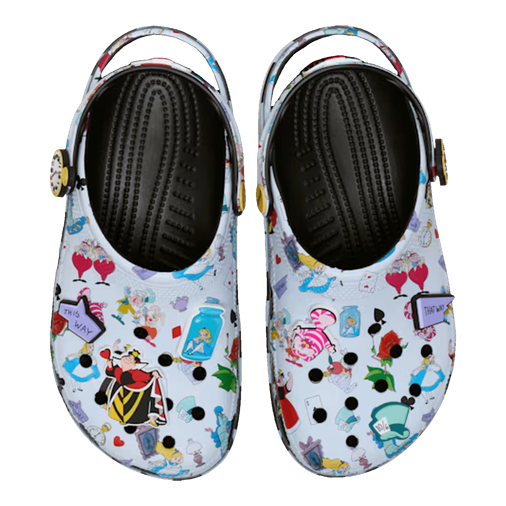 Crocs Classic Clog Disney Alice in Wonderland Print Oben