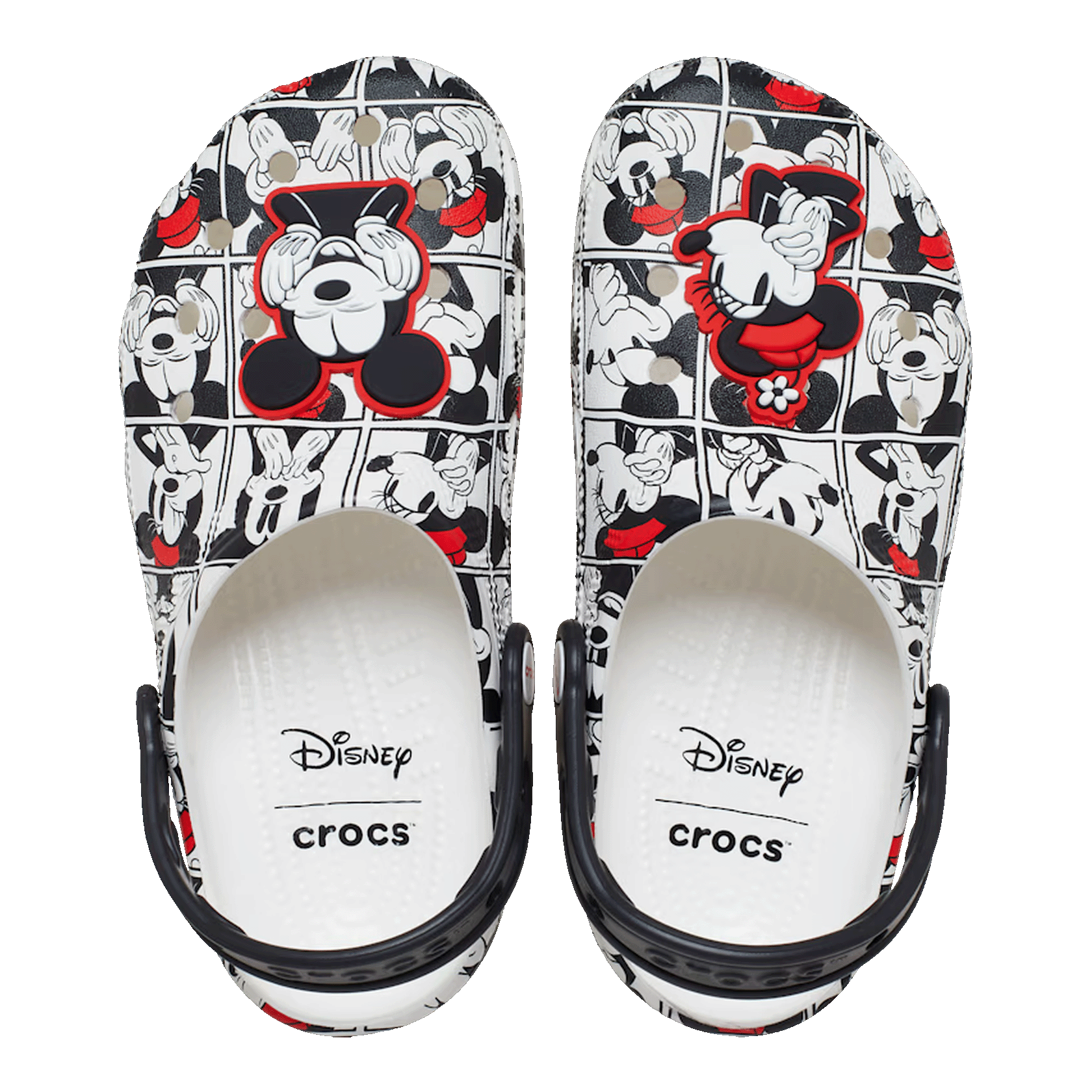 Crocs Classic Clog Disney Mickey and Minnie Oben