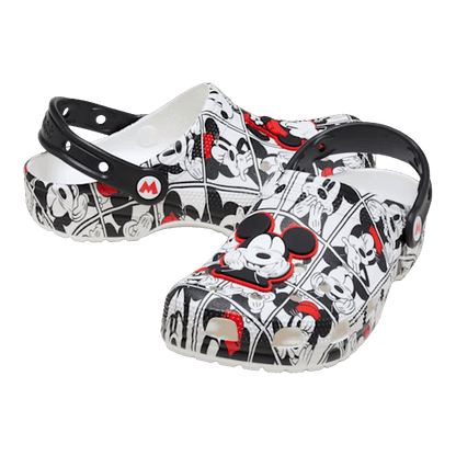Crocs Classic Clog Disney Mickey and Minnie Side