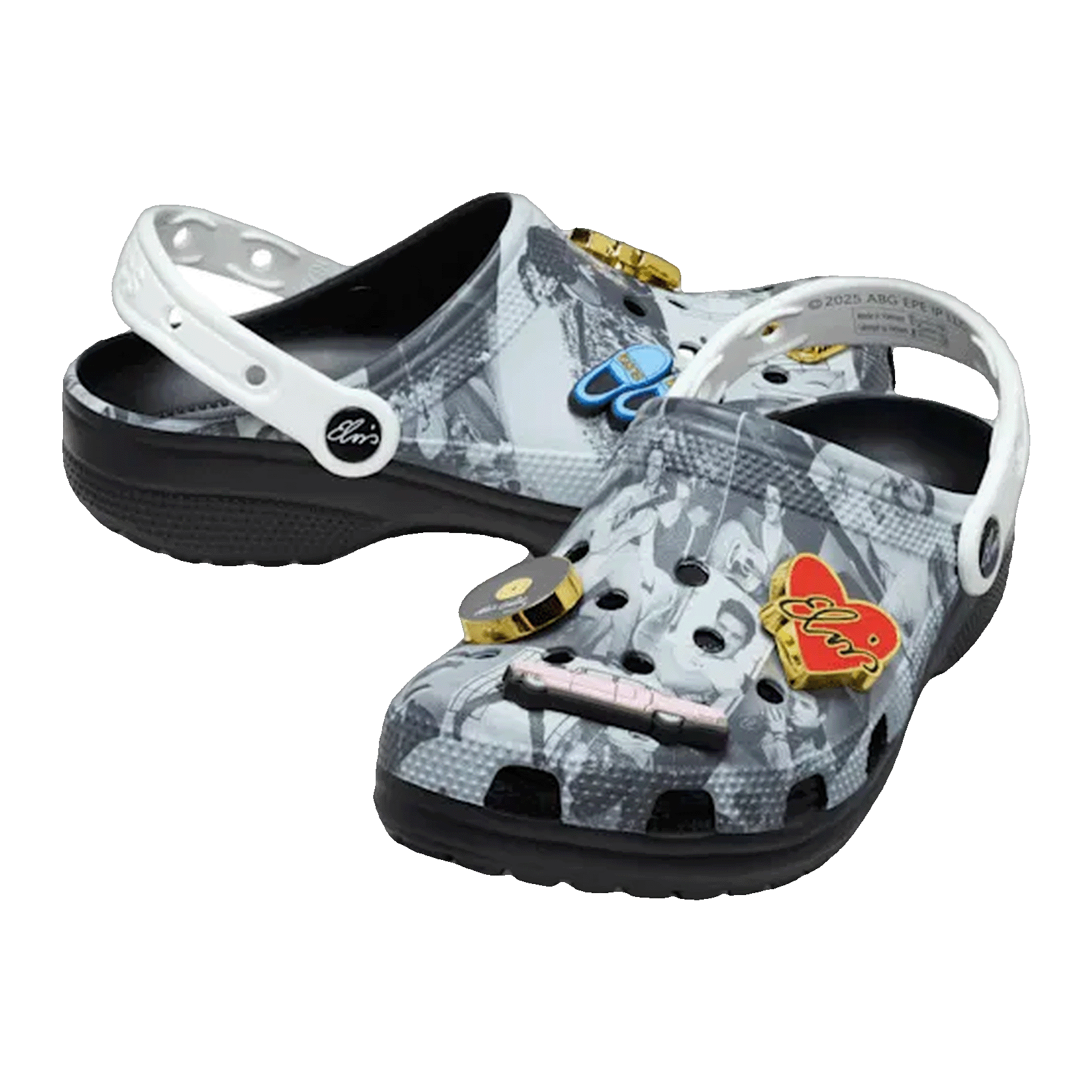 Crocs Classic Clog Elvis Presley Side
