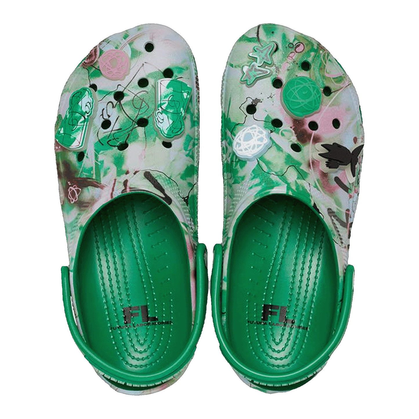 Crocs Classic Clog Futura Laboratories Green Ivy Oben