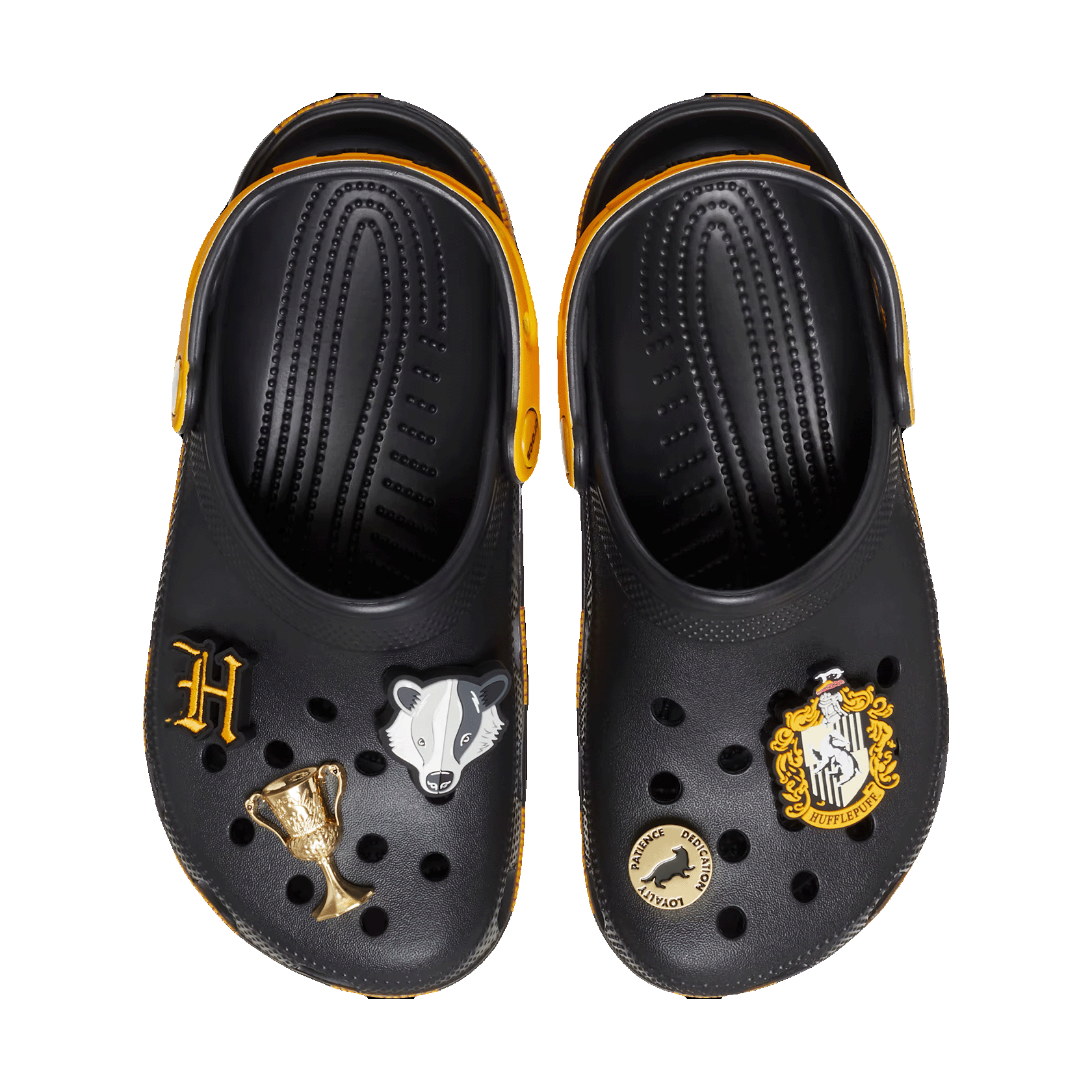 Crocs Classic Clog Harry Potter Hufflepuff Oben