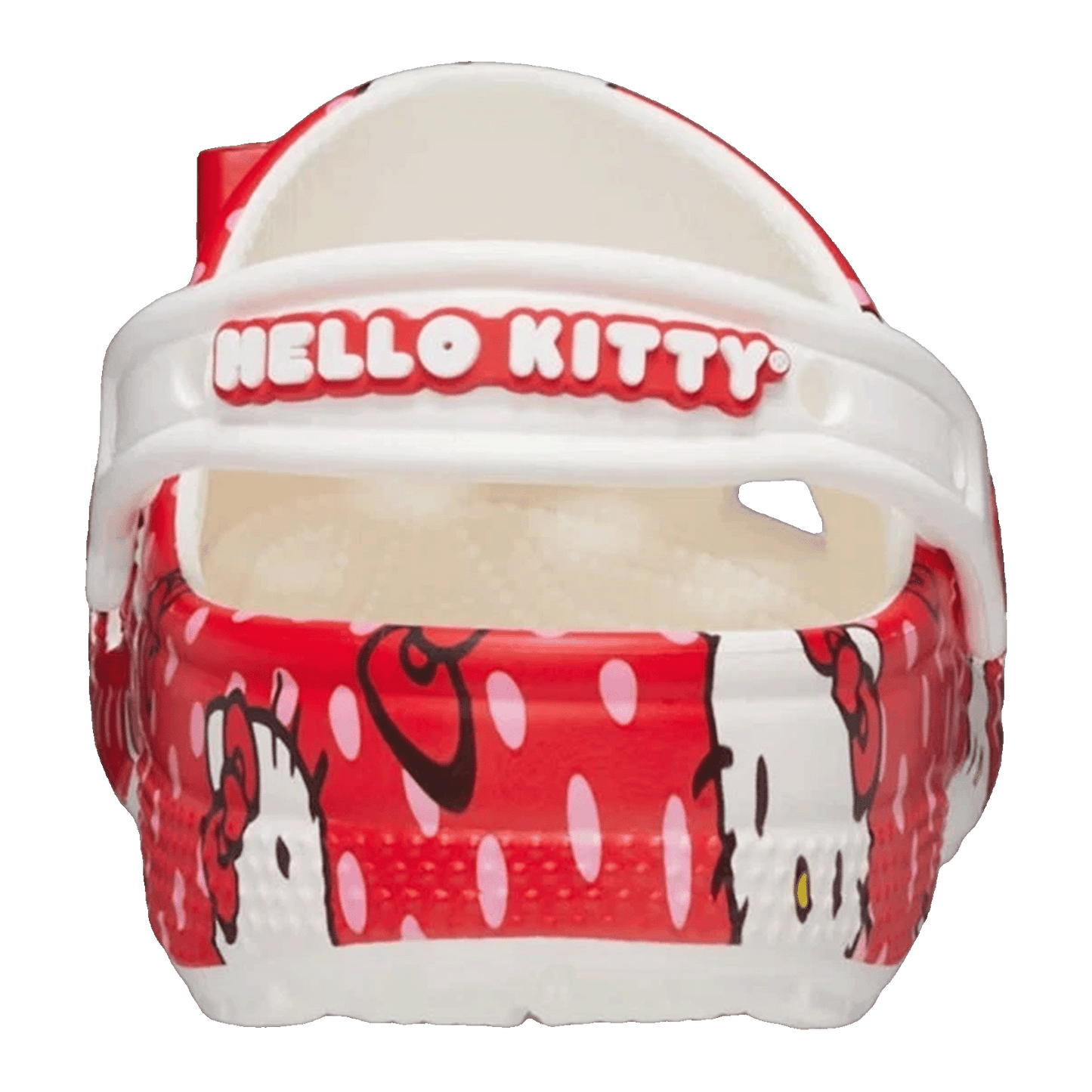 Crocs Classic Clog Hello Kitty Red Polka Dots Back