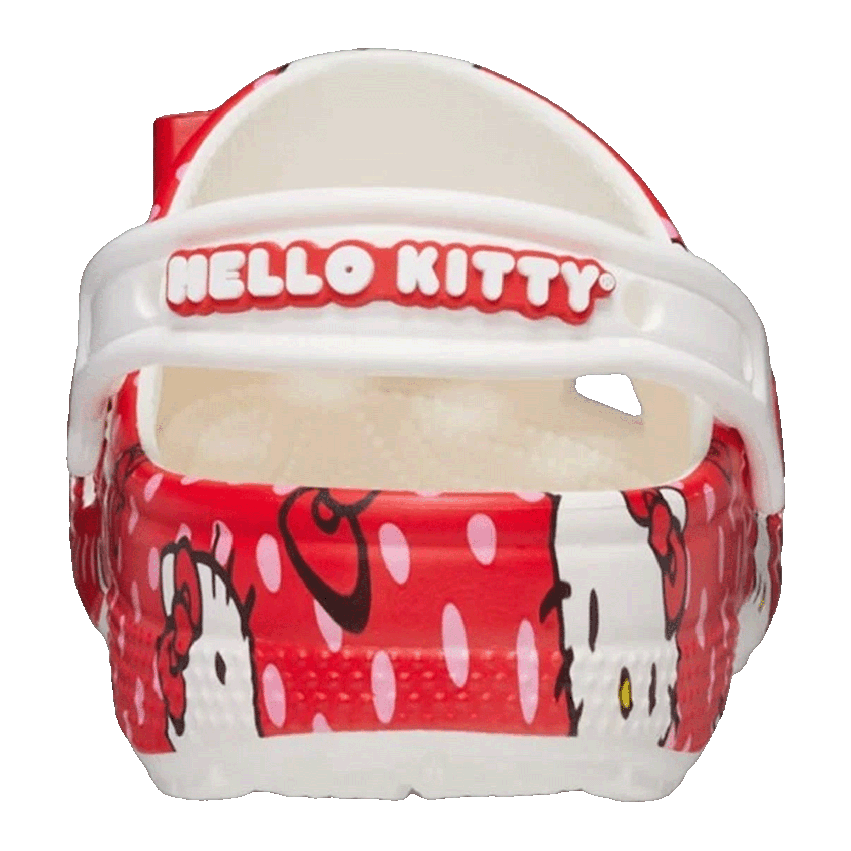 Crocs Classic Clog Hello Kitty Red Polka Dots Back