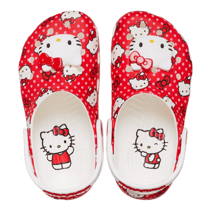 Crocs Classic Clog Hello Kitty Red Polka Dots (Kids) Oben