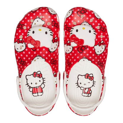 Crocs Classic Clog Hello Kitty Red Polka Dots Oben