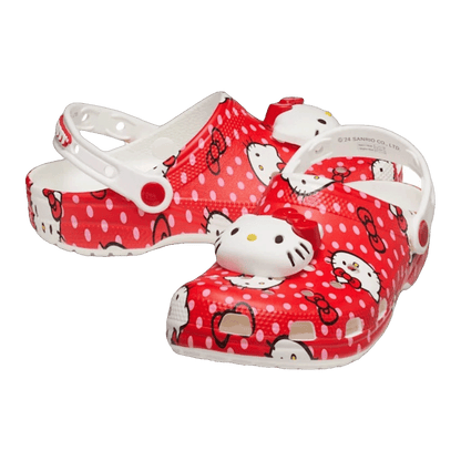 Crocs Classic Clog Hello Kitty Red Polka Dots Side