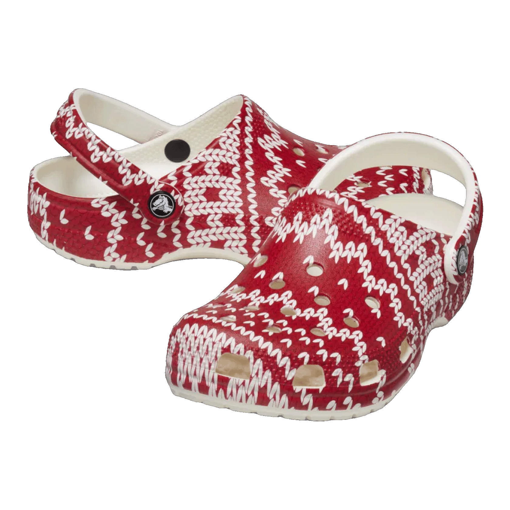 Crocs Classic Clog Holiday Sweater Side