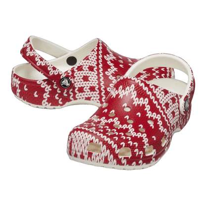 Crocs Classic Clog Holiday Sweater Side