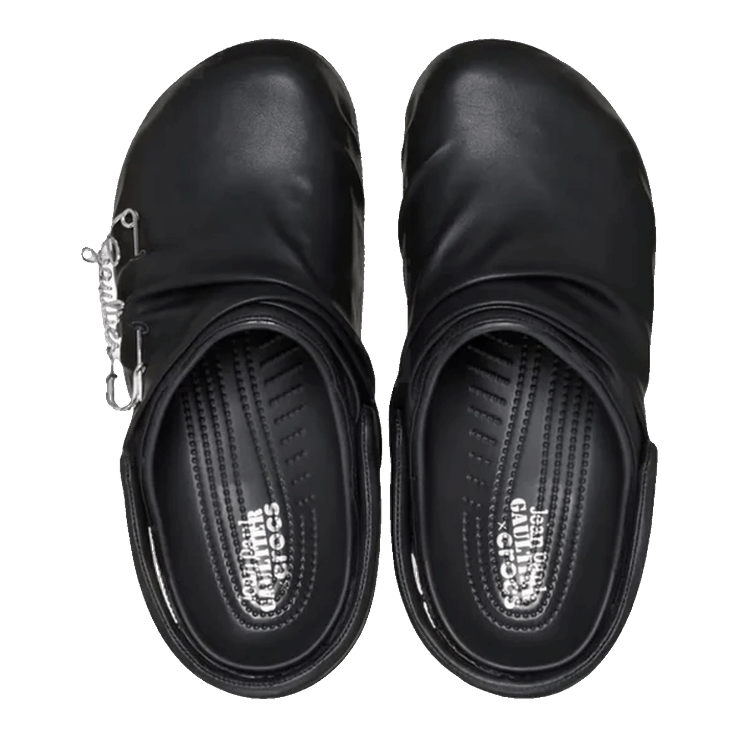 Crocs Classic Clog Jean Paul Gaultier Draped Black Oben
