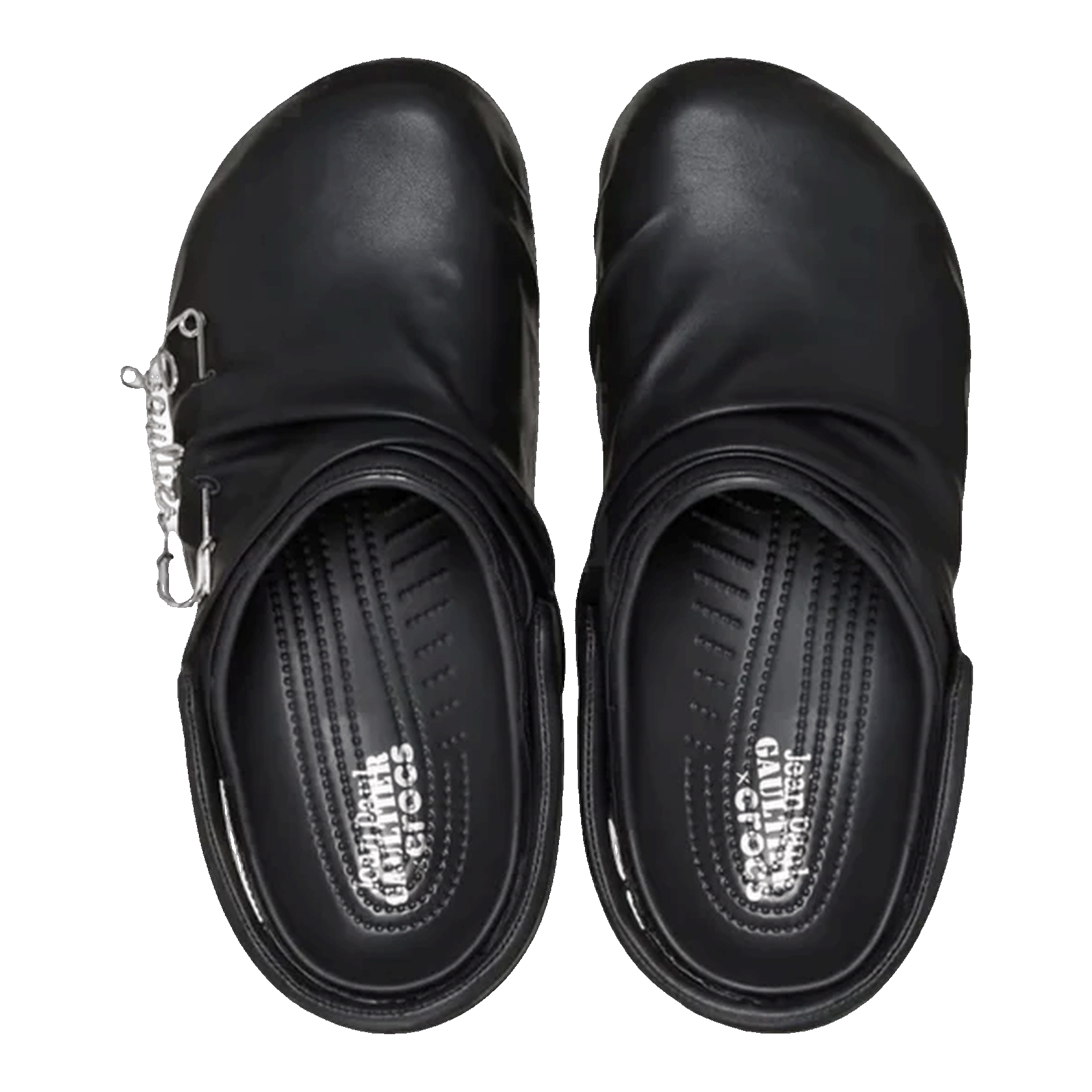 Crocs Classic Clog Jean Paul Gaultier Draped Black Oben