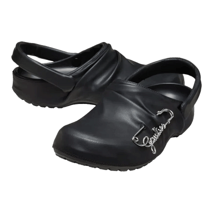 Crocs Classic Clog Jean Paul Gaultier Draped Black Side