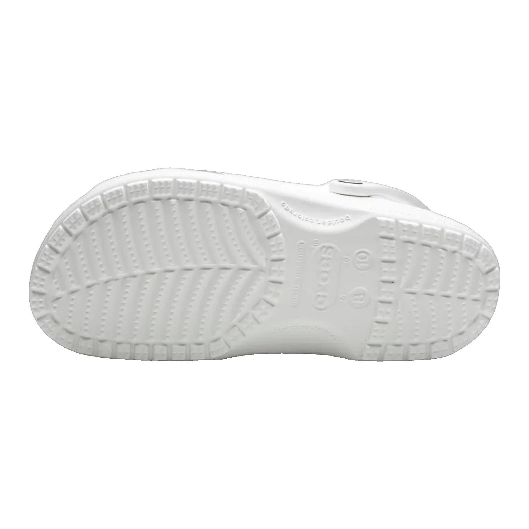 Crocs Classic Clog JJJJound White Sohle