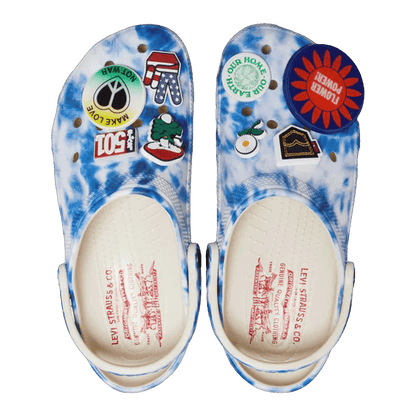 Crocs Classic Clog Levi's Tie-Dye Oben