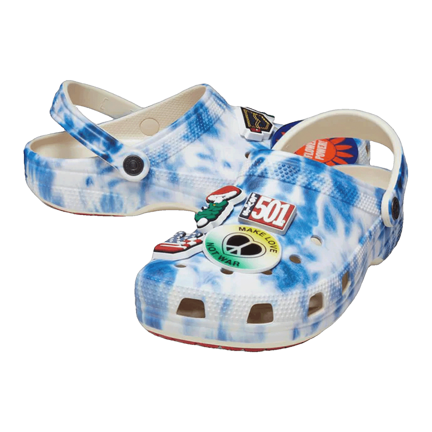 Crocs Classic Clog Levi's Tie-Dye Side